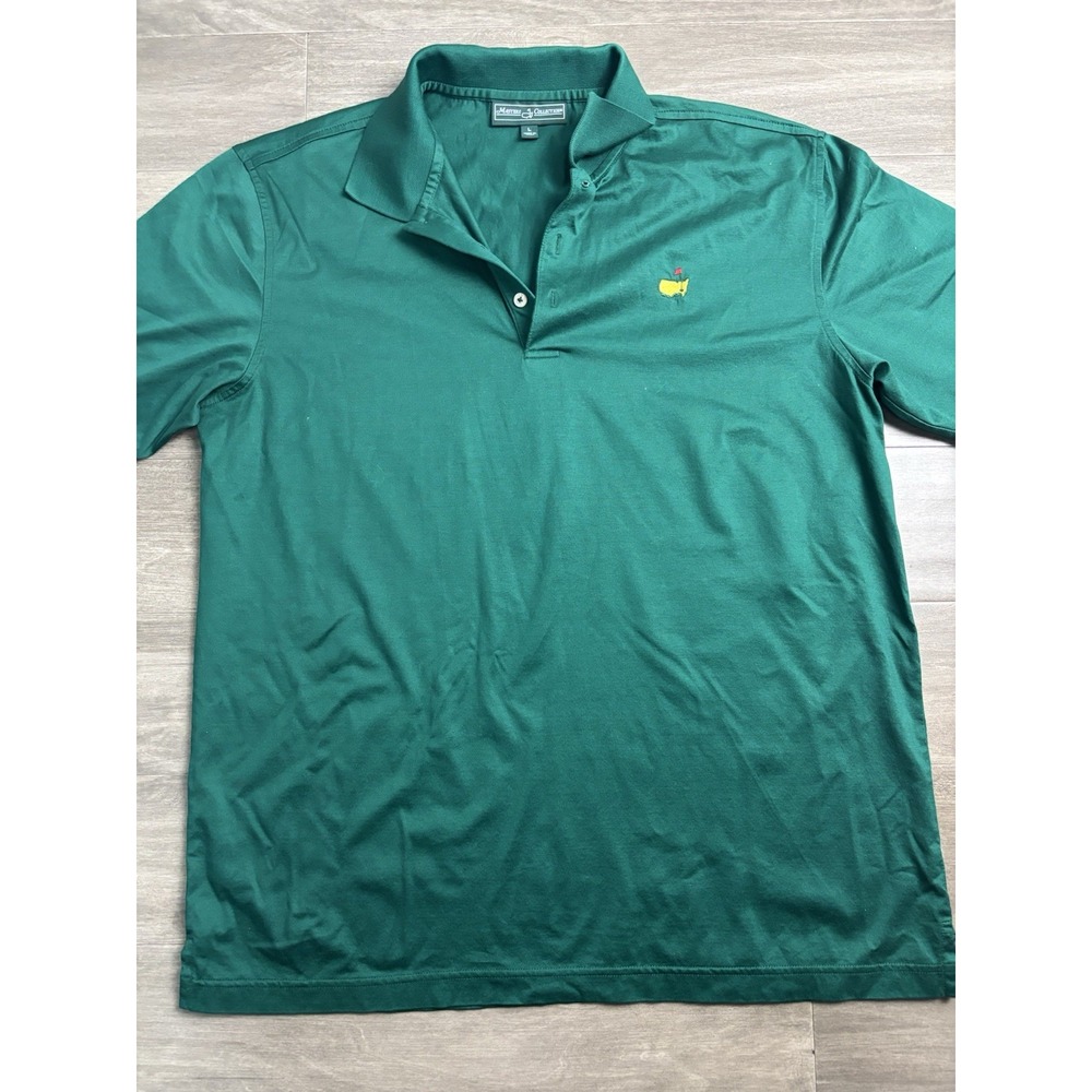 Masters Collection Polo Golf Shirt Classic Green Men's Size Large